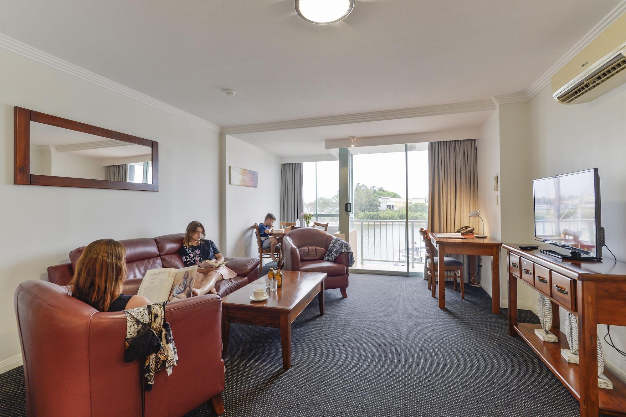 Burnett Riverside Hotel 번더버그 외부 사진
